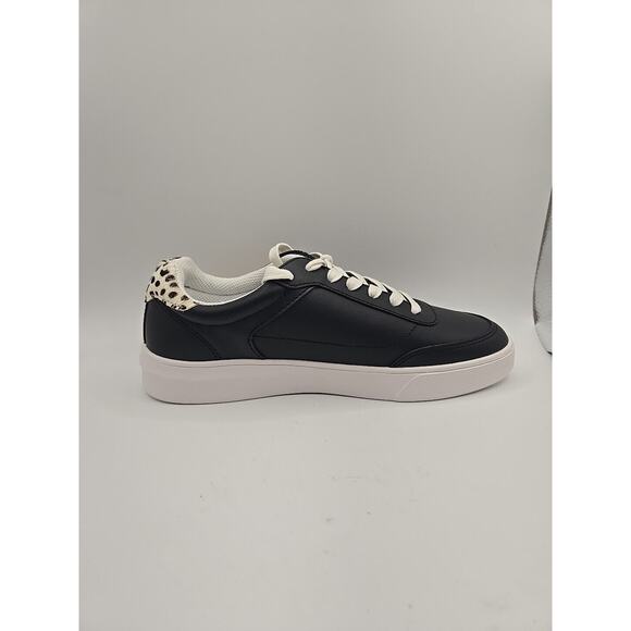 Official Program Sneakers Black/Leopard Print Womens Size 7M New In Box - Picture 2 of 7